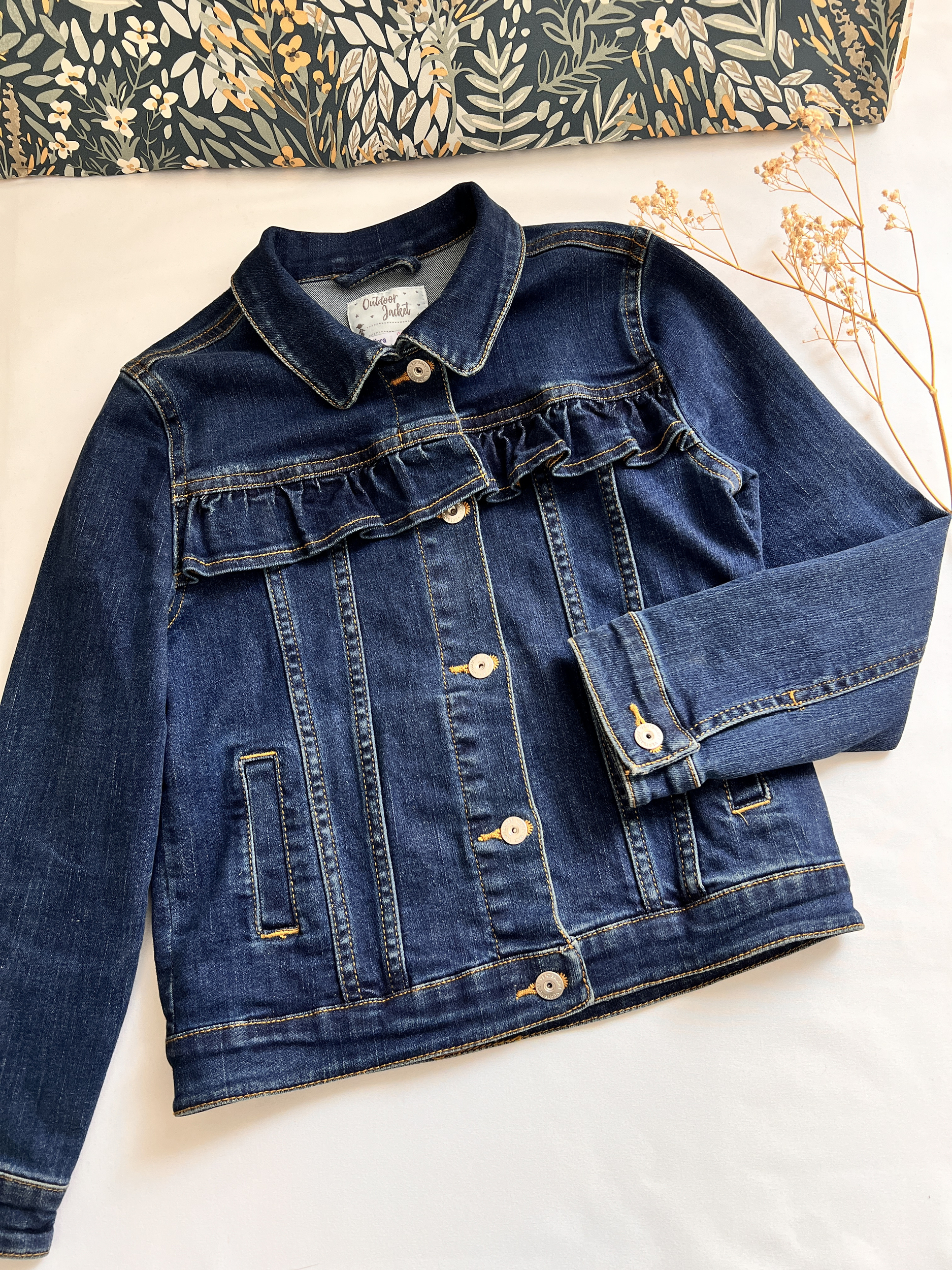 Veste en jean bleu fille - Vertbaudet - 8 ans