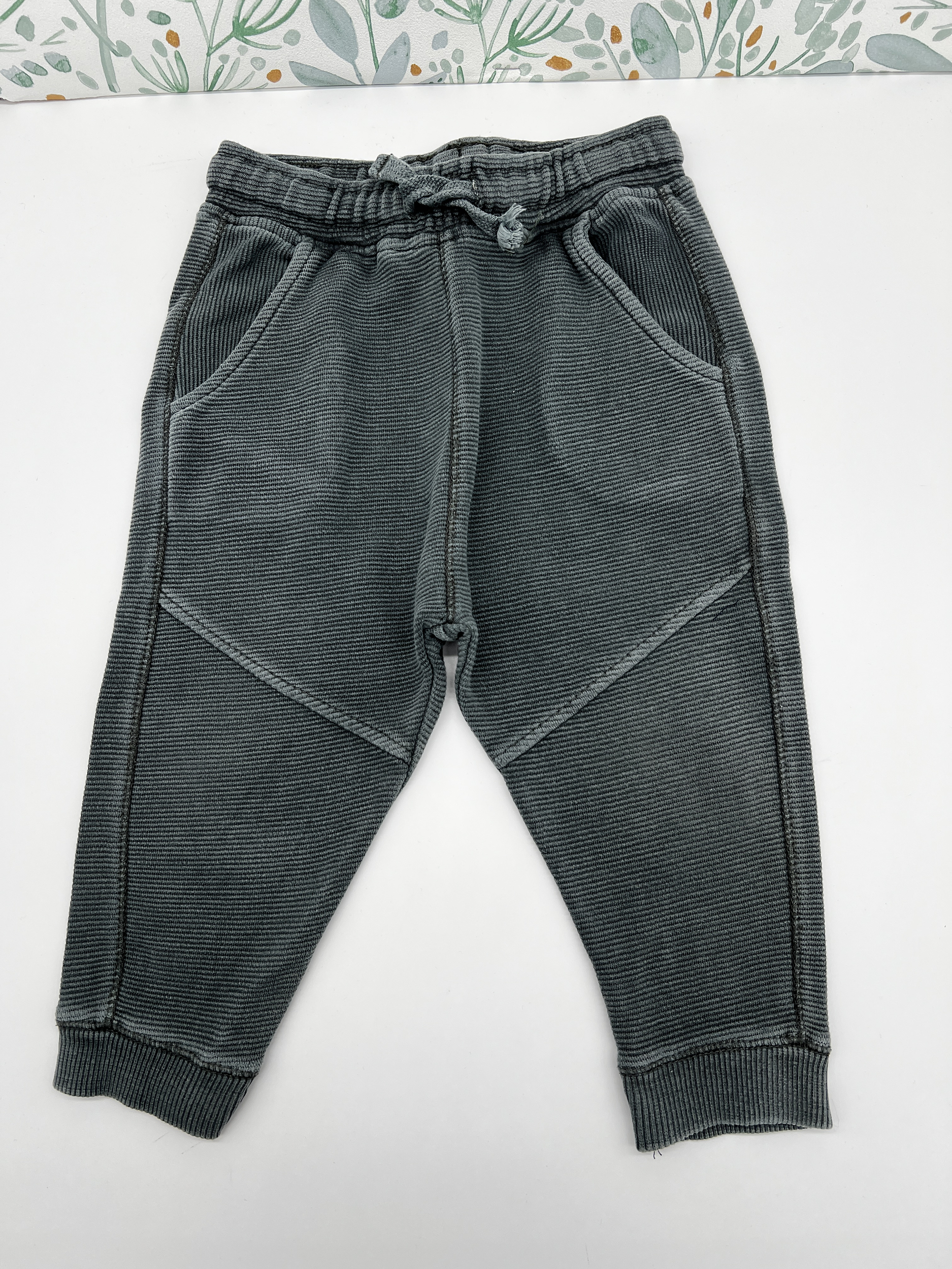 Pantalon jogging garçon Zara 12 18 mois 86 cm Vert Pièce