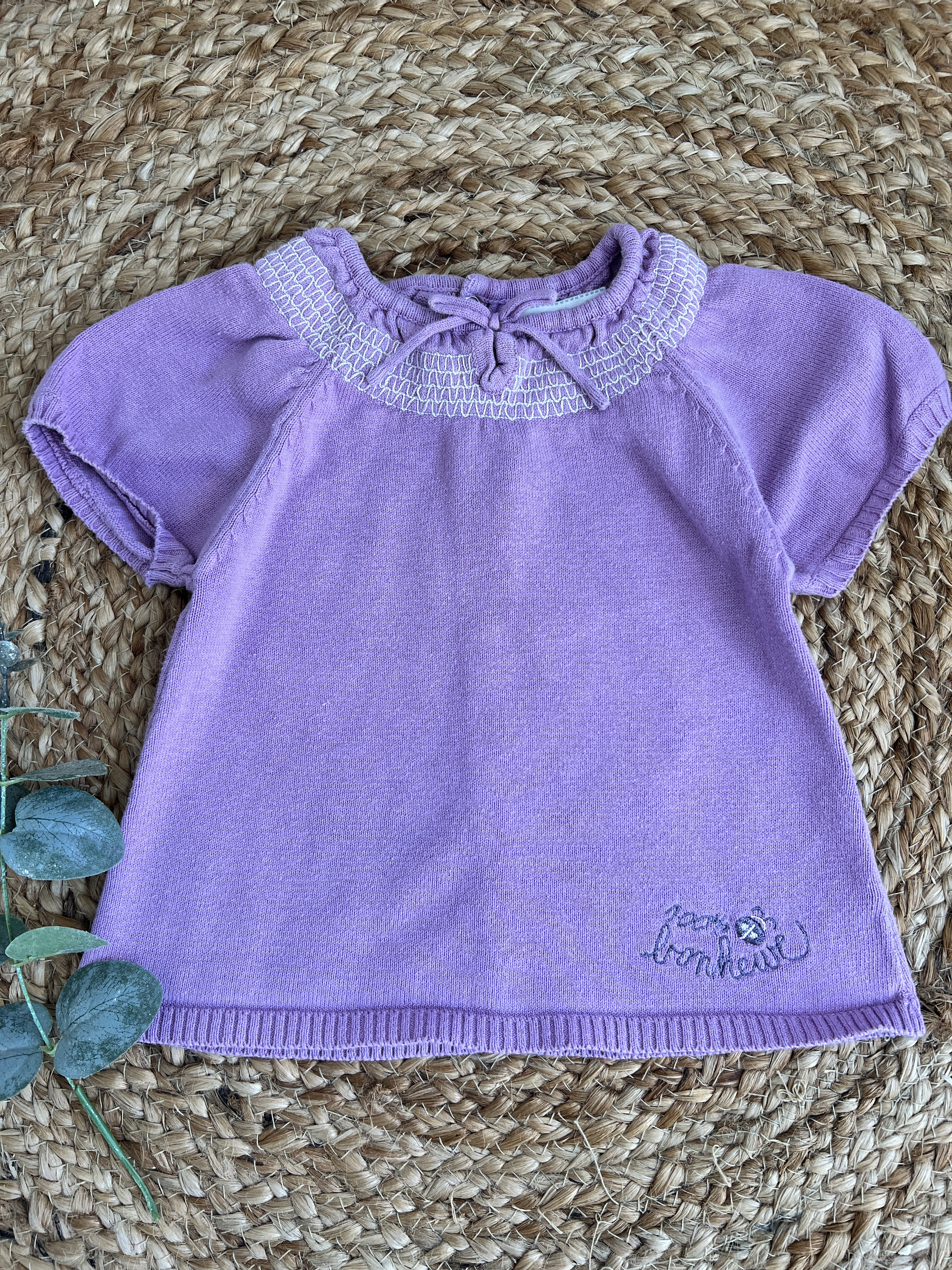 Robe violette - Kimbaloo - 9 mois