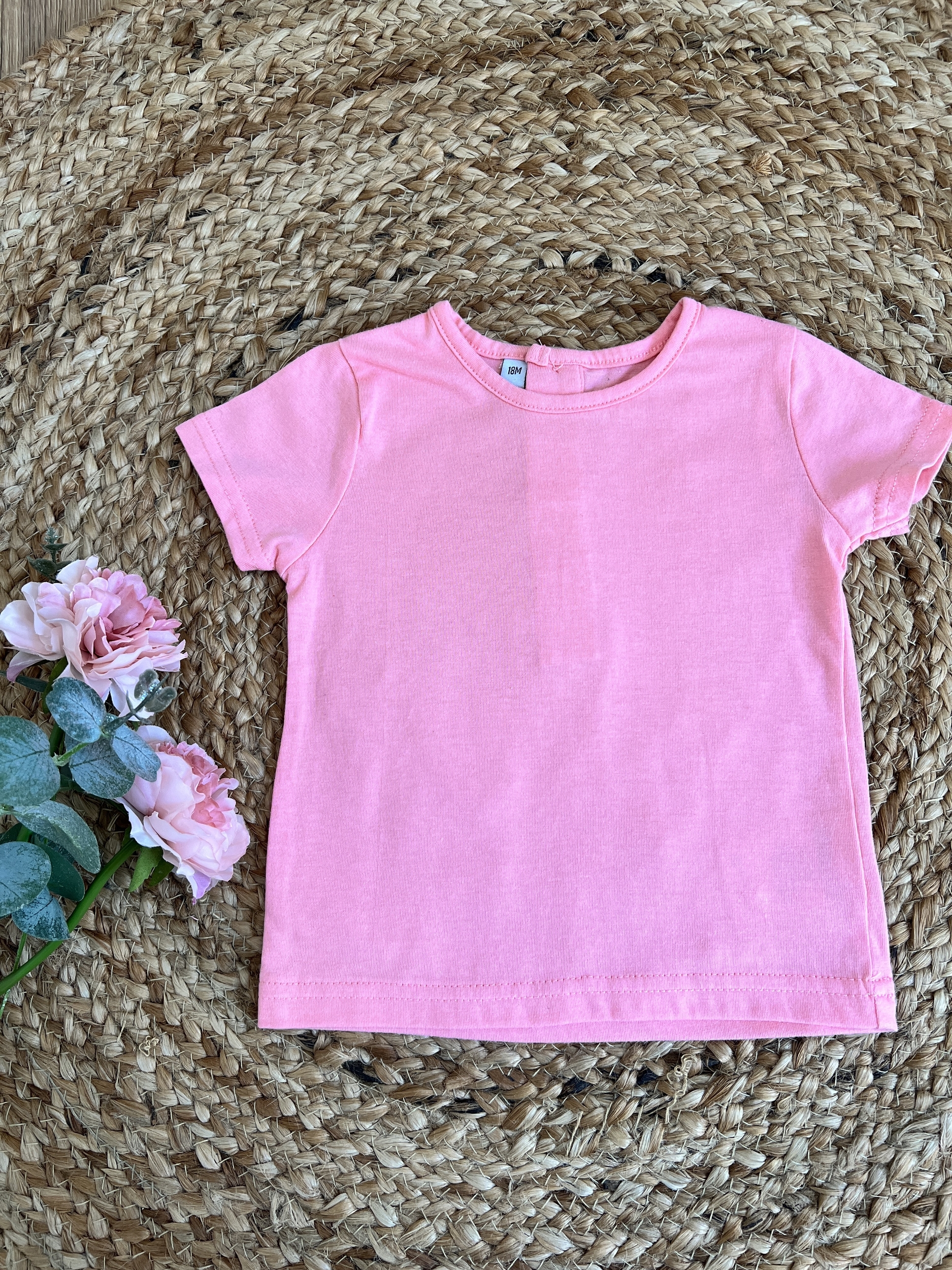 T-shirt rose - 18 mois