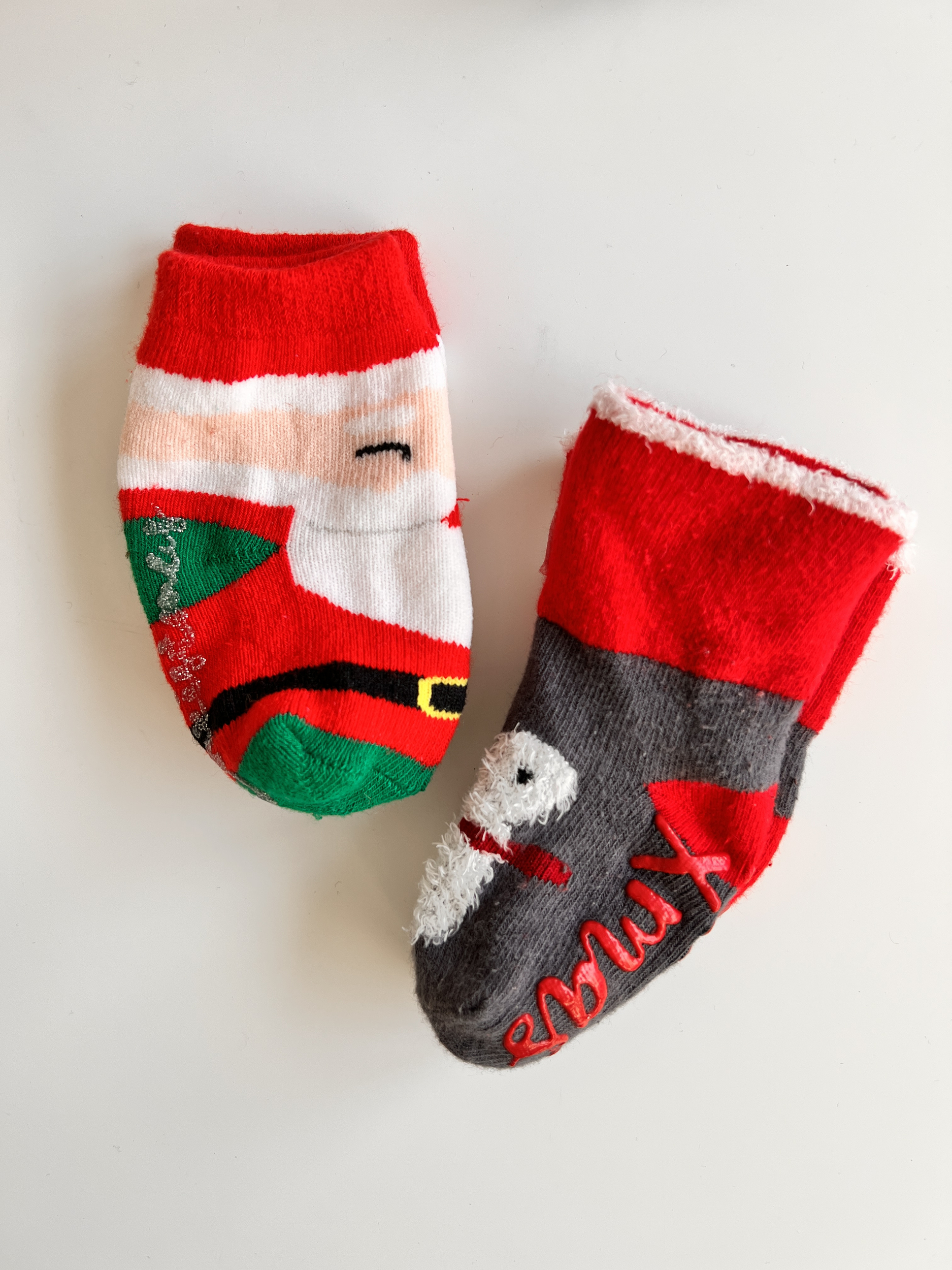 Lot de 2 paires de chaussettes Noël - Pointure 15/16