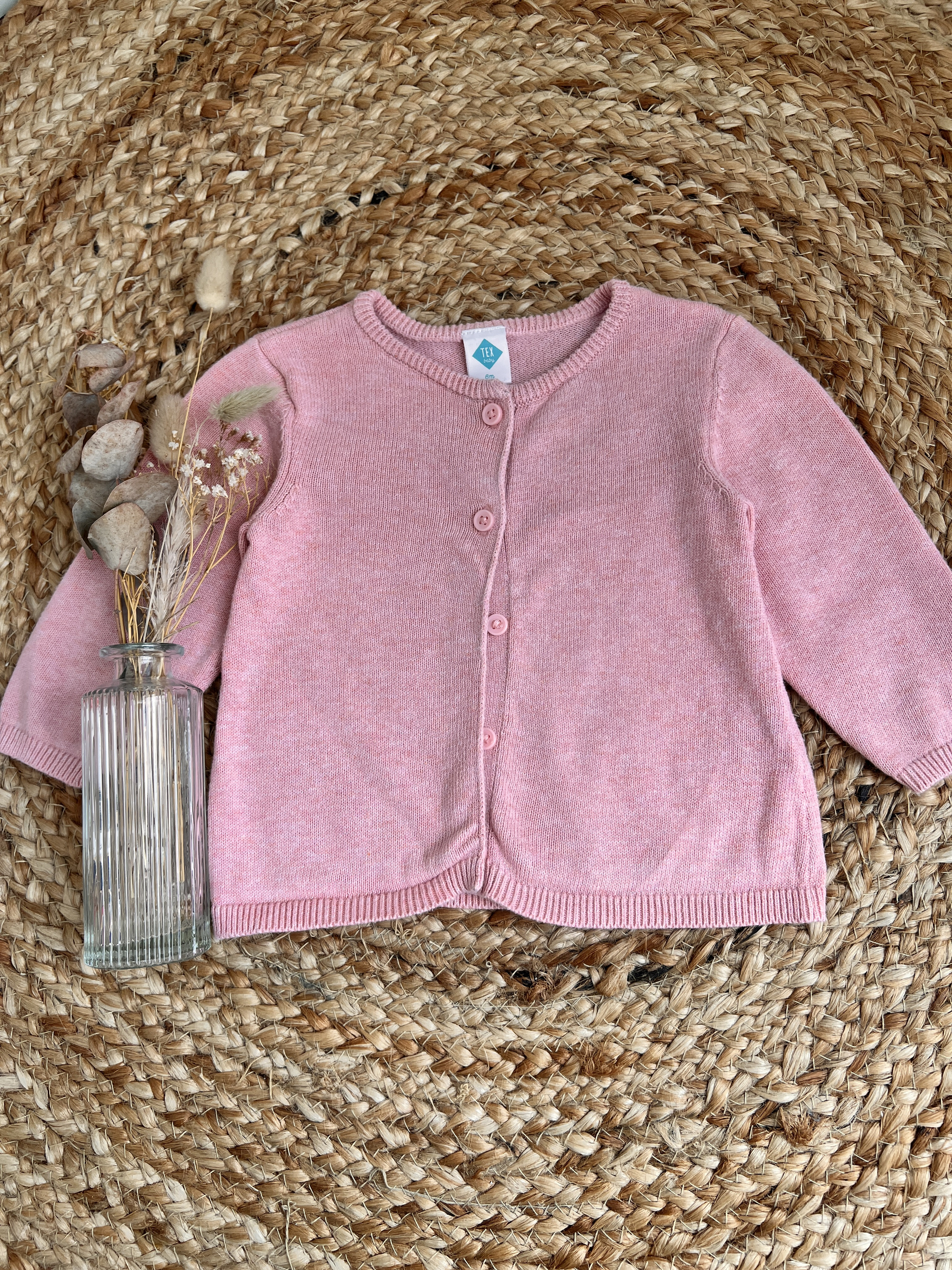 Gilet rose - Tex - 6 mois