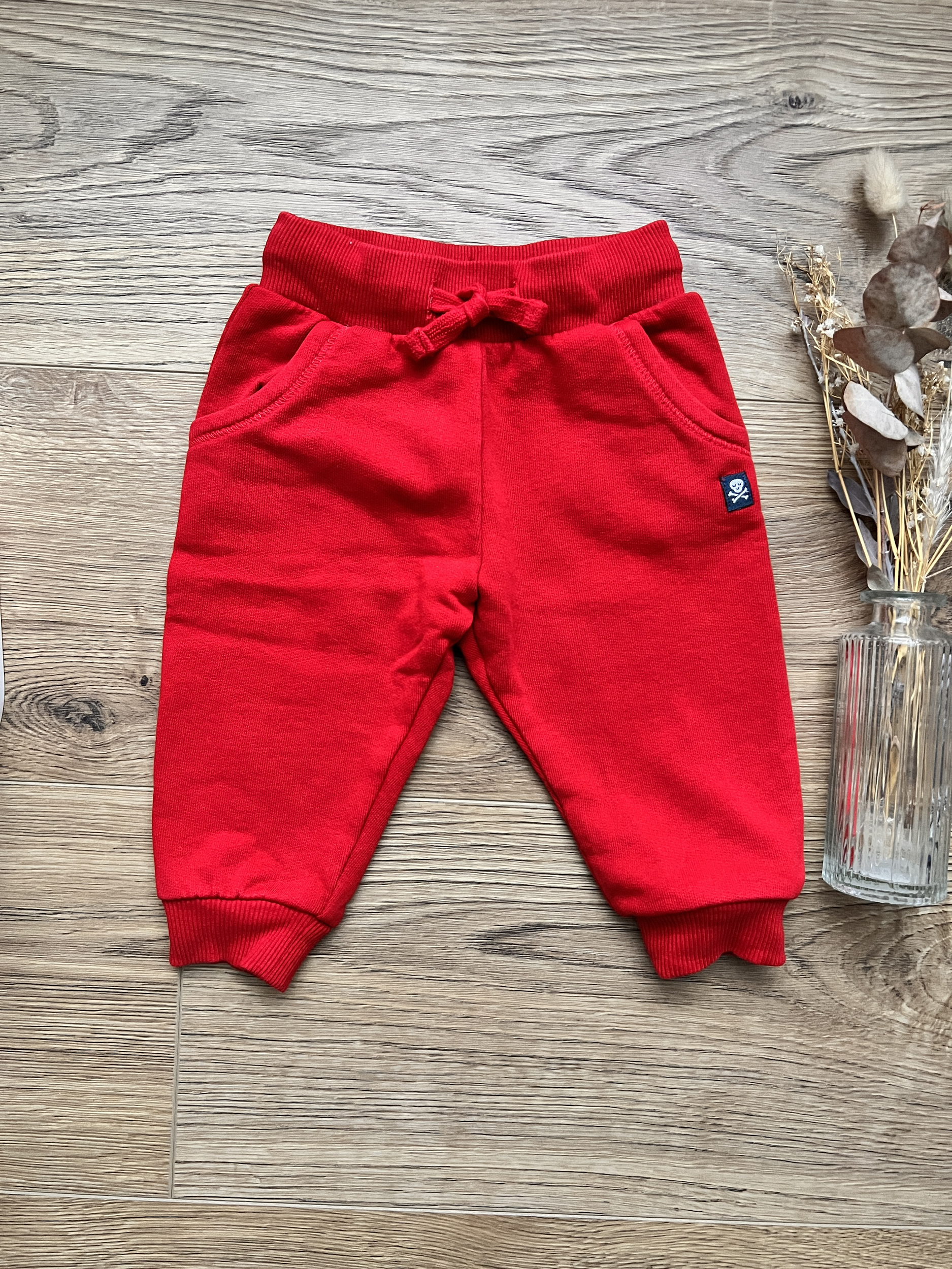 Pantalon jogging rouge bébé garçon - Tex - 9 mois