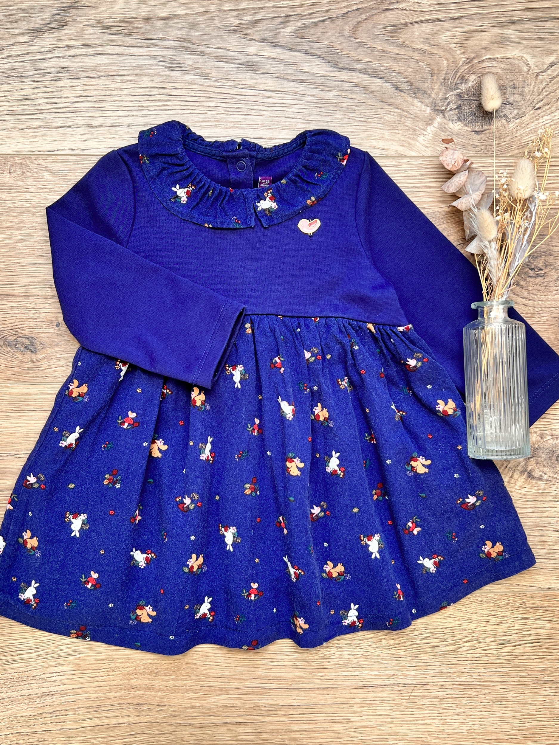 Robe fille 18 online mois hiver