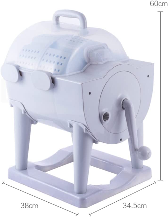 HURRISE Machine à laver manuelle non électrique Portable Compact Mini  Machine À Laver À Manivelle Machine À electromenager mini