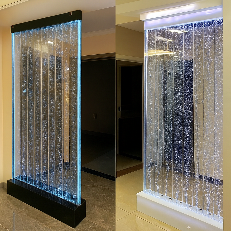 ModernLEDBubbleWallFountainInteriorWaterfall