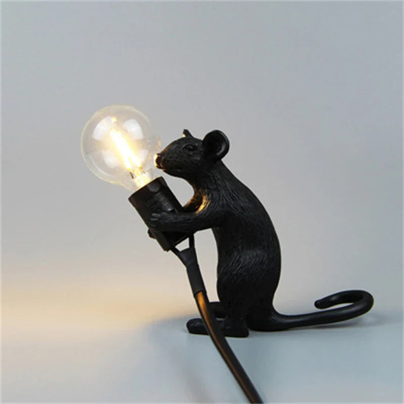 Night Rat lamp scale comparison next to everyday items