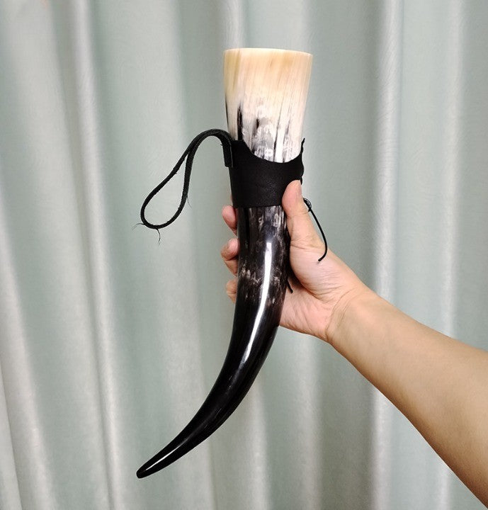 VikingHornHandmadeRealMug