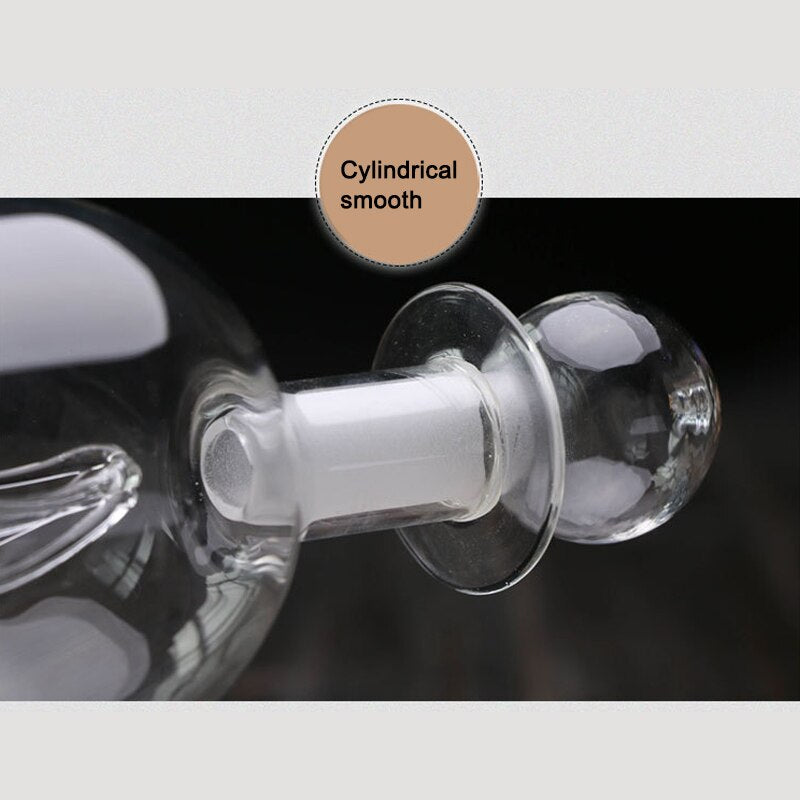 Side angle that highlights ship placement inside bottle