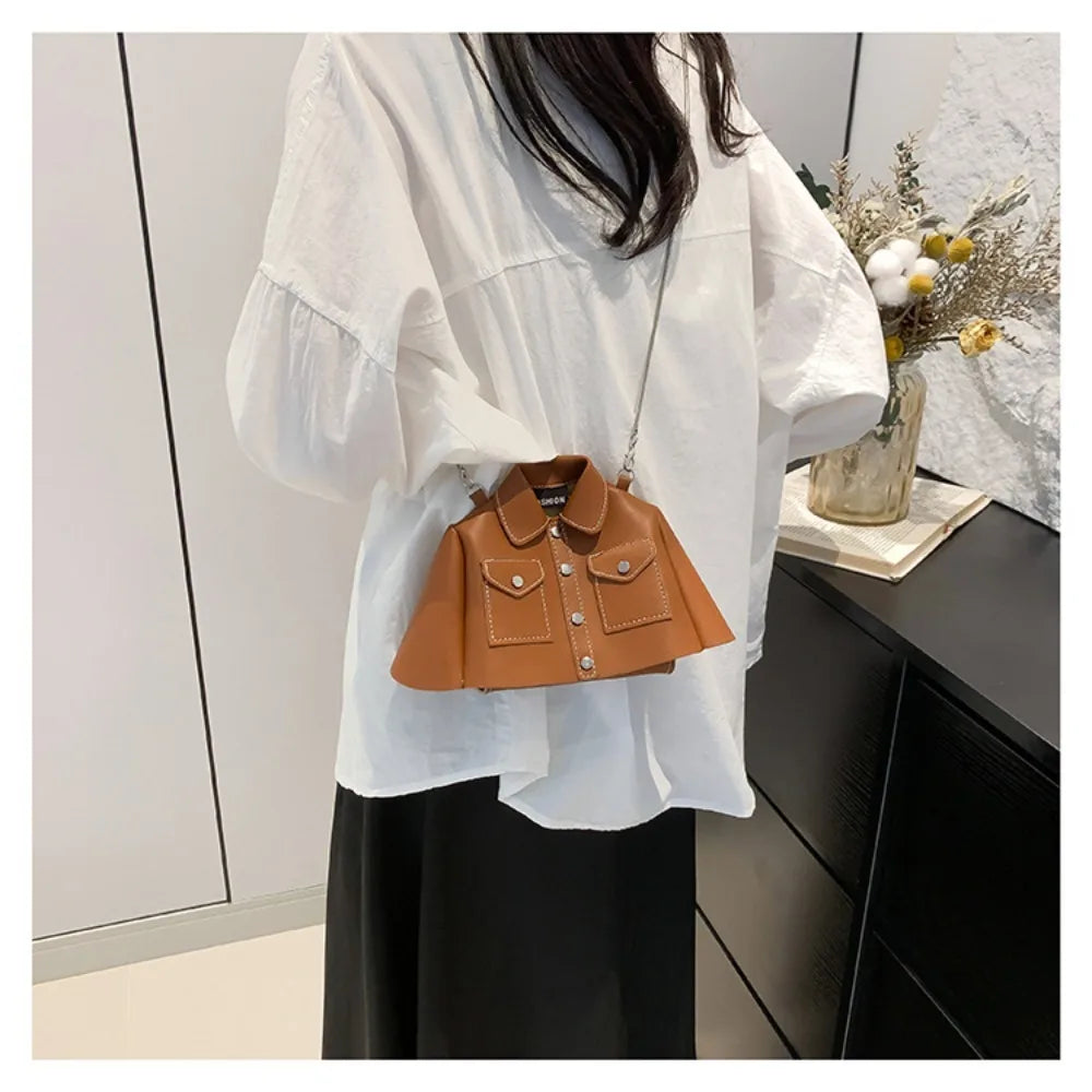 Kyoto Alley Jacket Purse hanging crossbody on street-style outfit