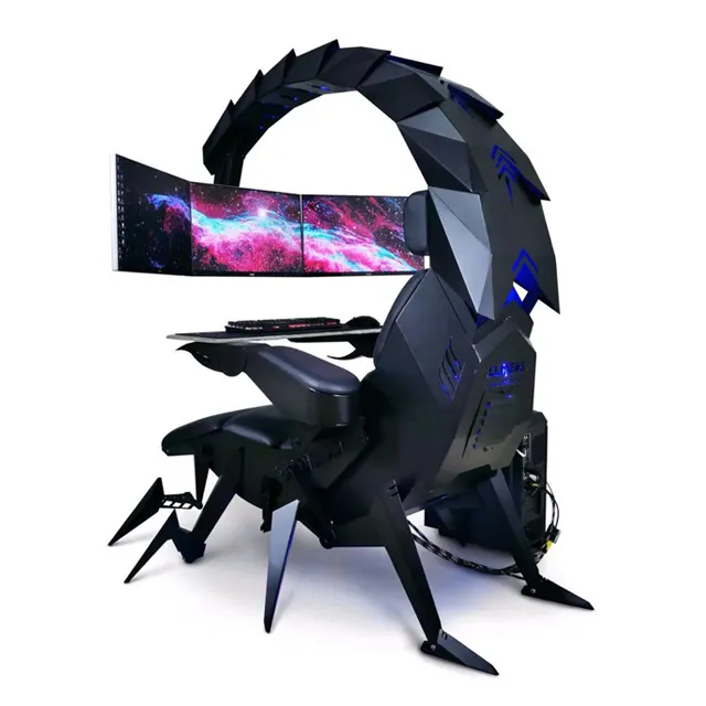 Full back profile of the Scorpion Gaming Chair showing silhouette
