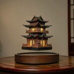 LevitatingPagodaArchitecturalDeskDecor
