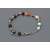 Bracelet Dizainier Aniel en pierres naturelles et perles en boix avec croix acier inoxydable