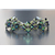 Bracelet Carlyne cristal turquoise et lavande par DorienneBCréations