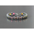 Bracelet Briançon en cabochons à deux trous et perles croissant de lune par DorienneBCréations