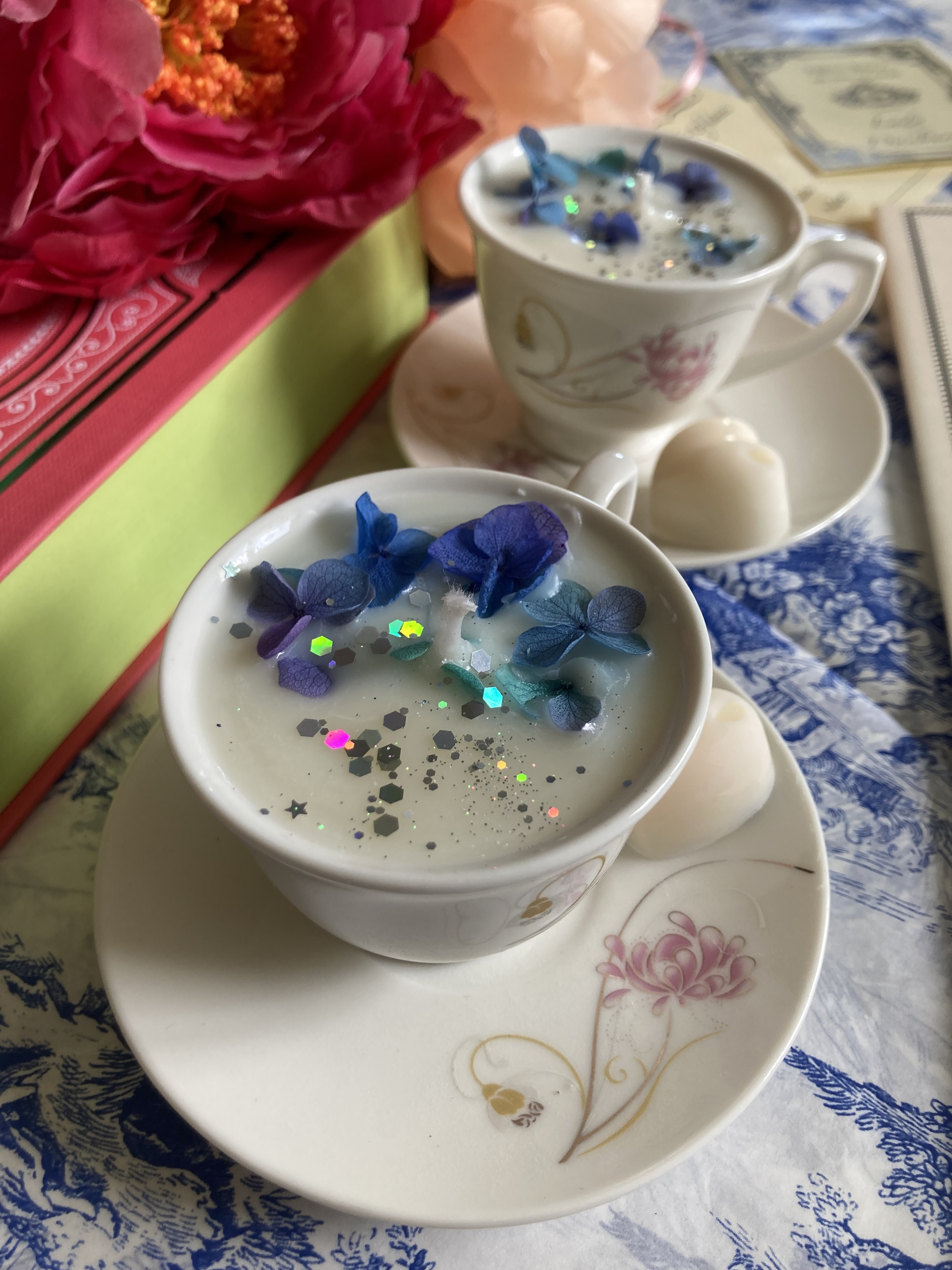tasse vintage bougie