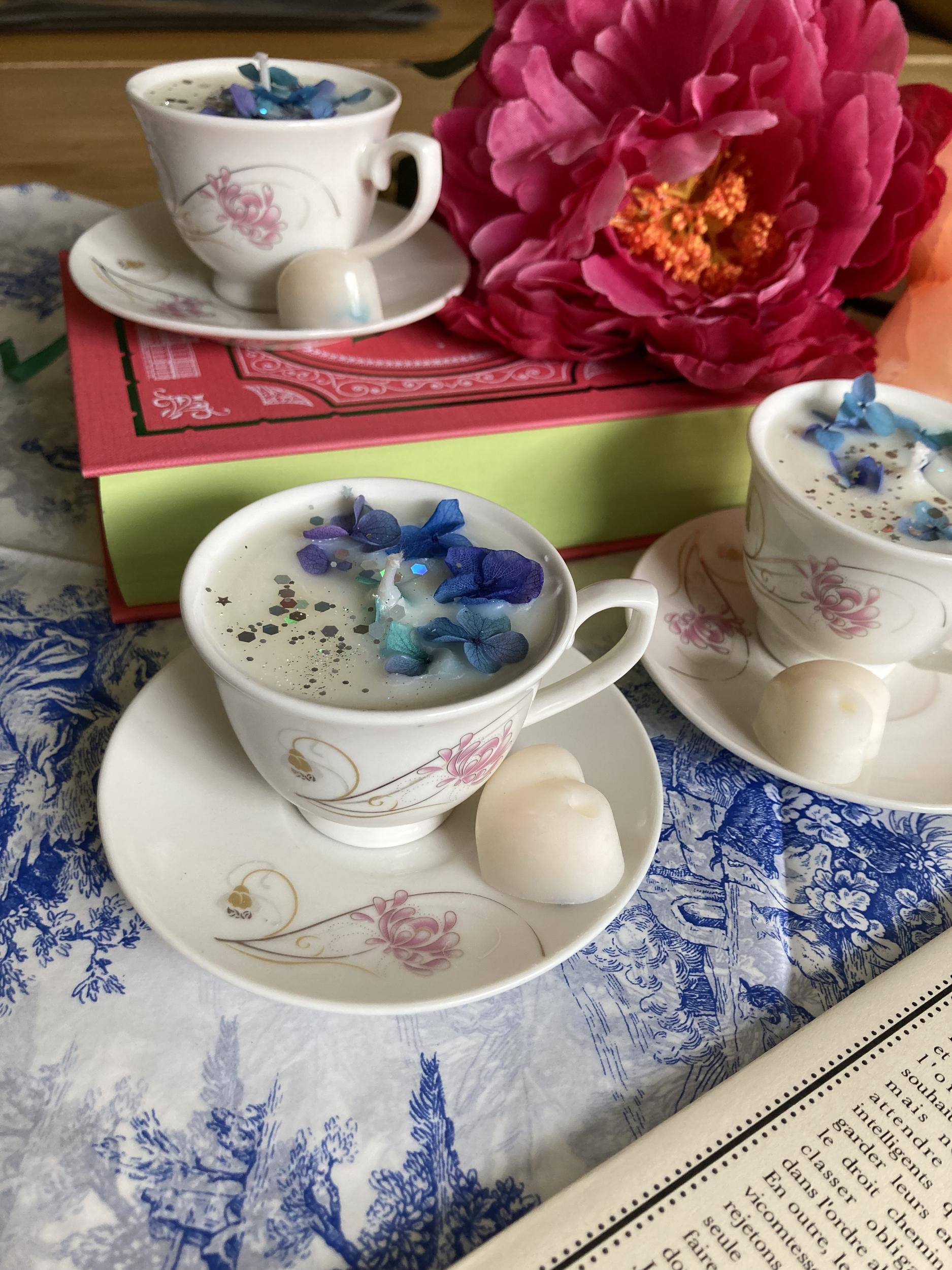 bougie tasse chroniques bridgerton