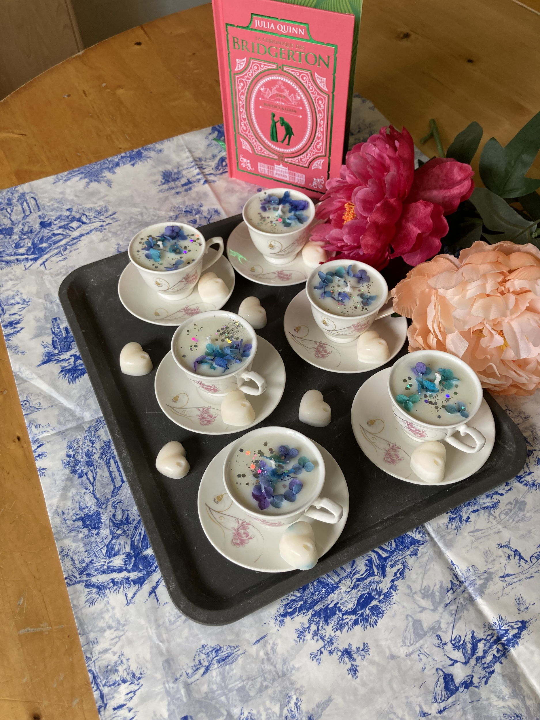 tasse porcelaine comme Bridgerton