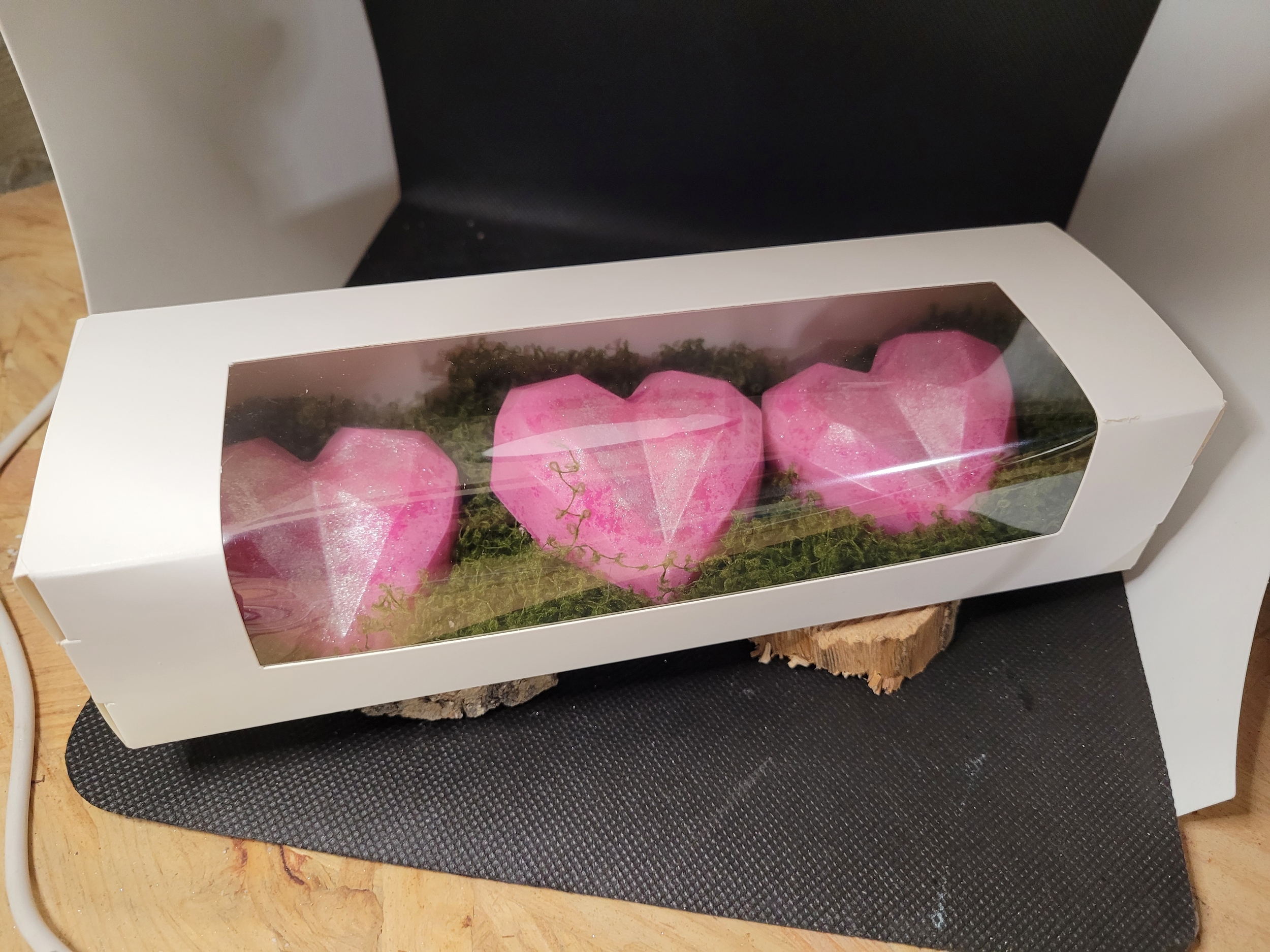 coffret-bougies-coeur-rose-diamant