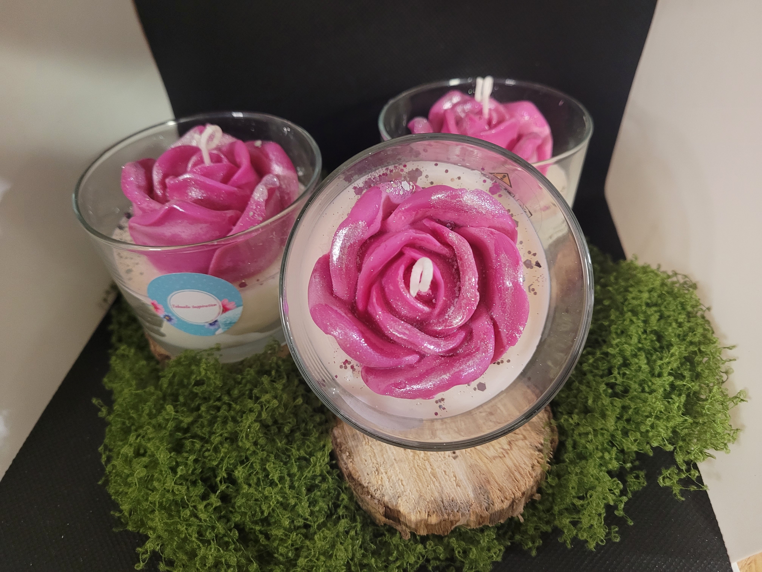 bougie-blanche-rose