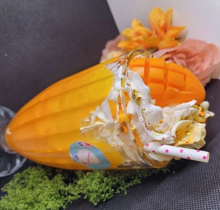 vignette bougie gourmande mangue