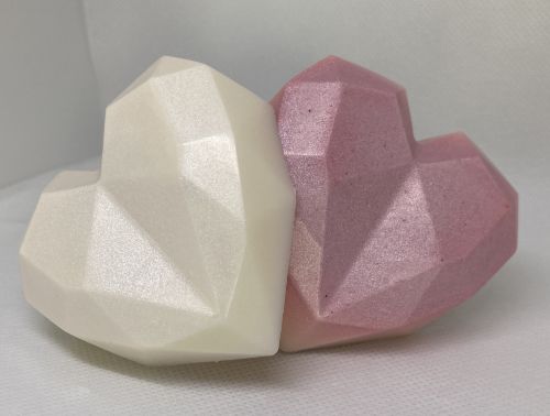 bougies coeurs cadeau