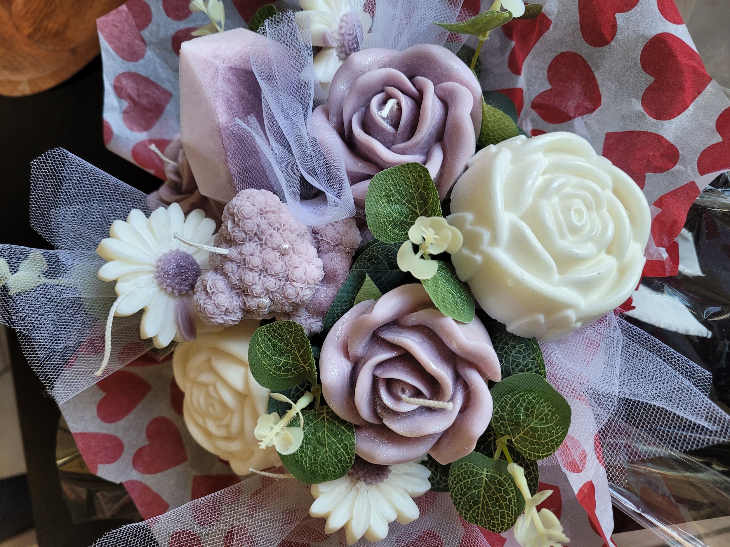 bougie-fete-des-meres-ourson-fleurs