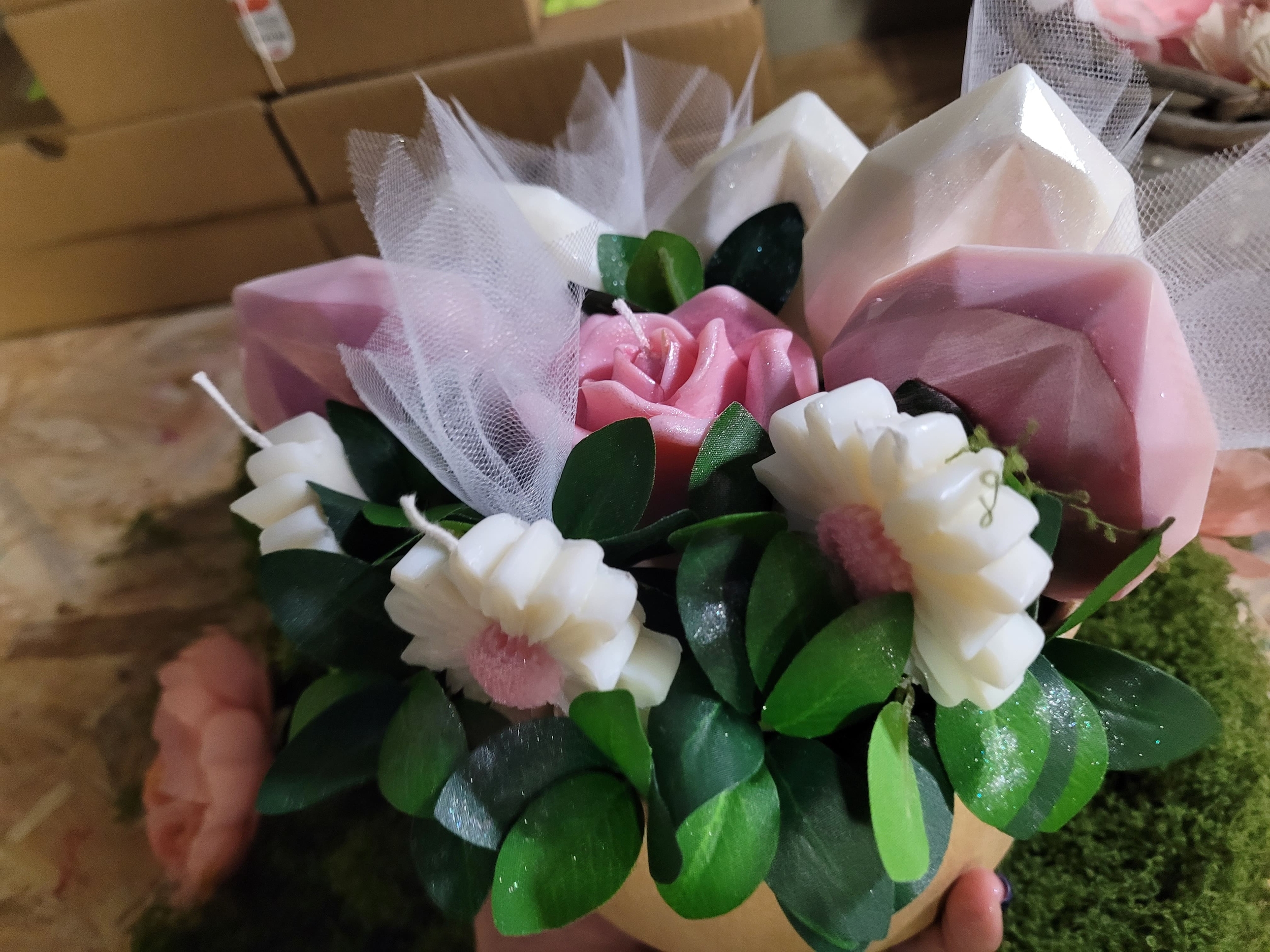 bouquet rond coeur 5