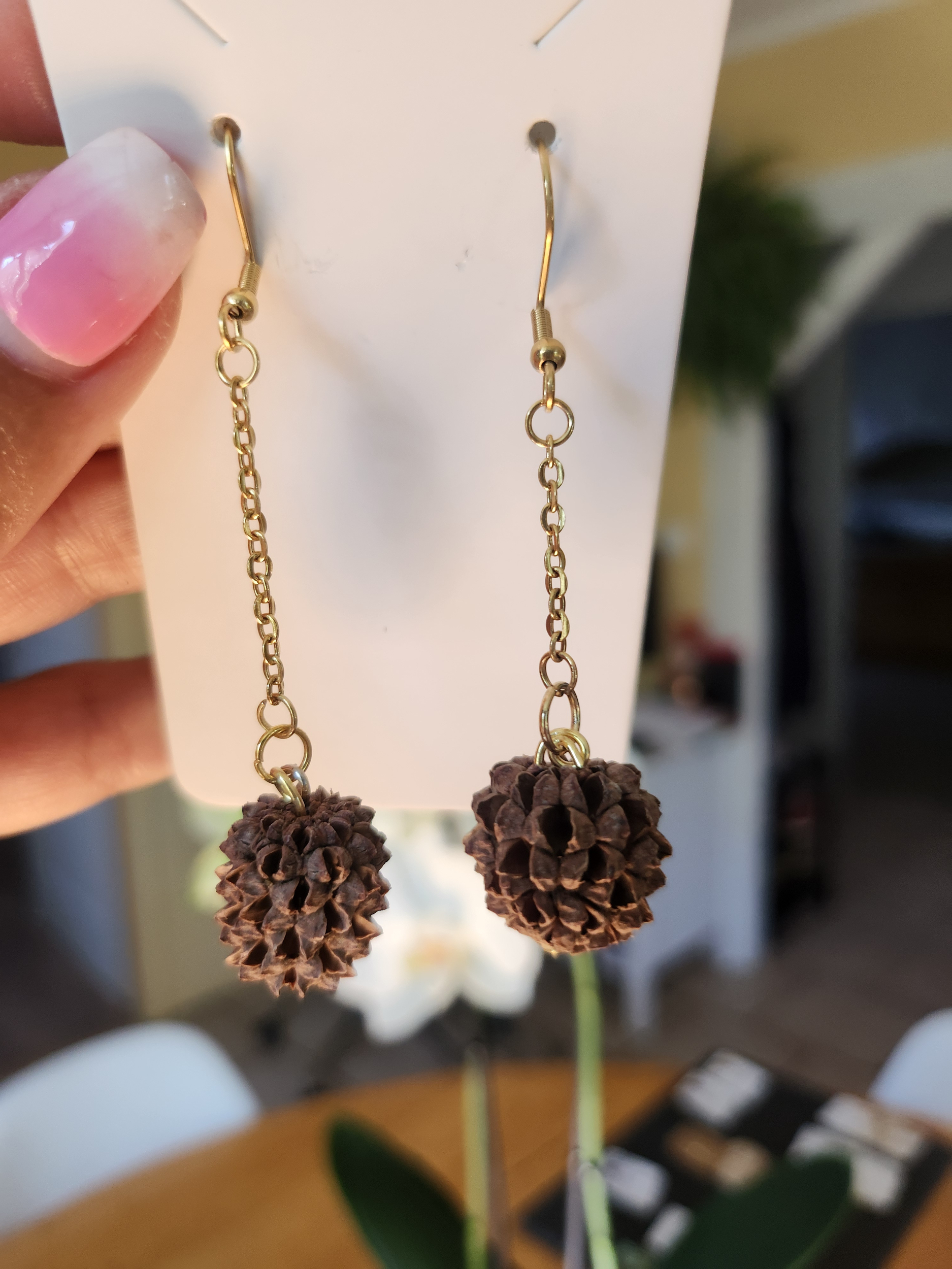 boucles d'oreilles filaos