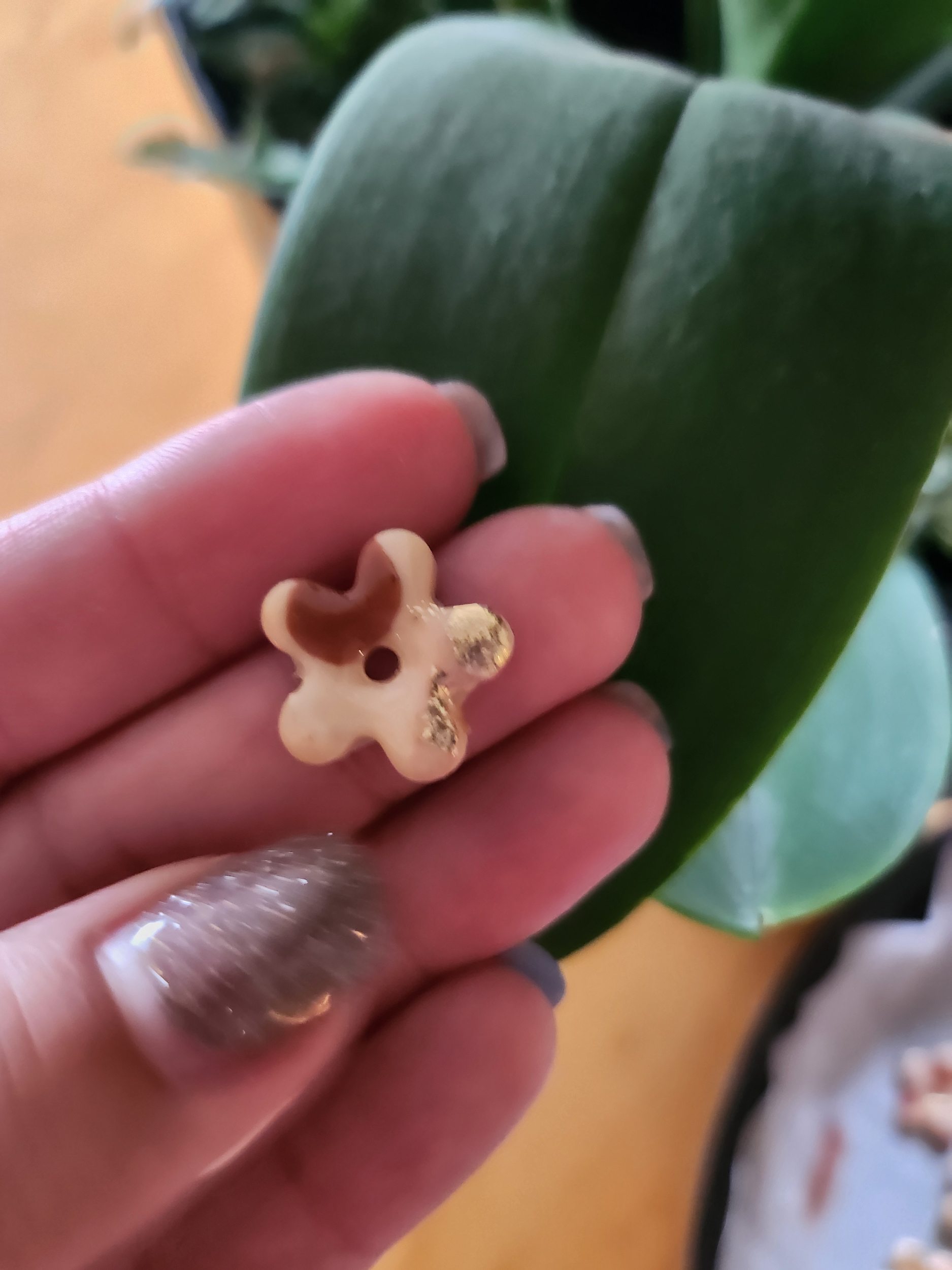Flora charms mini pate polymere