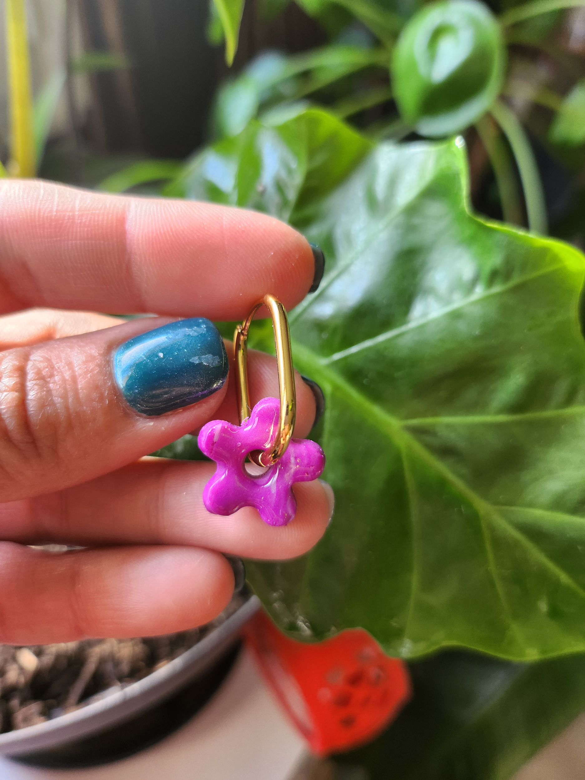 mini flora charms fuchsia