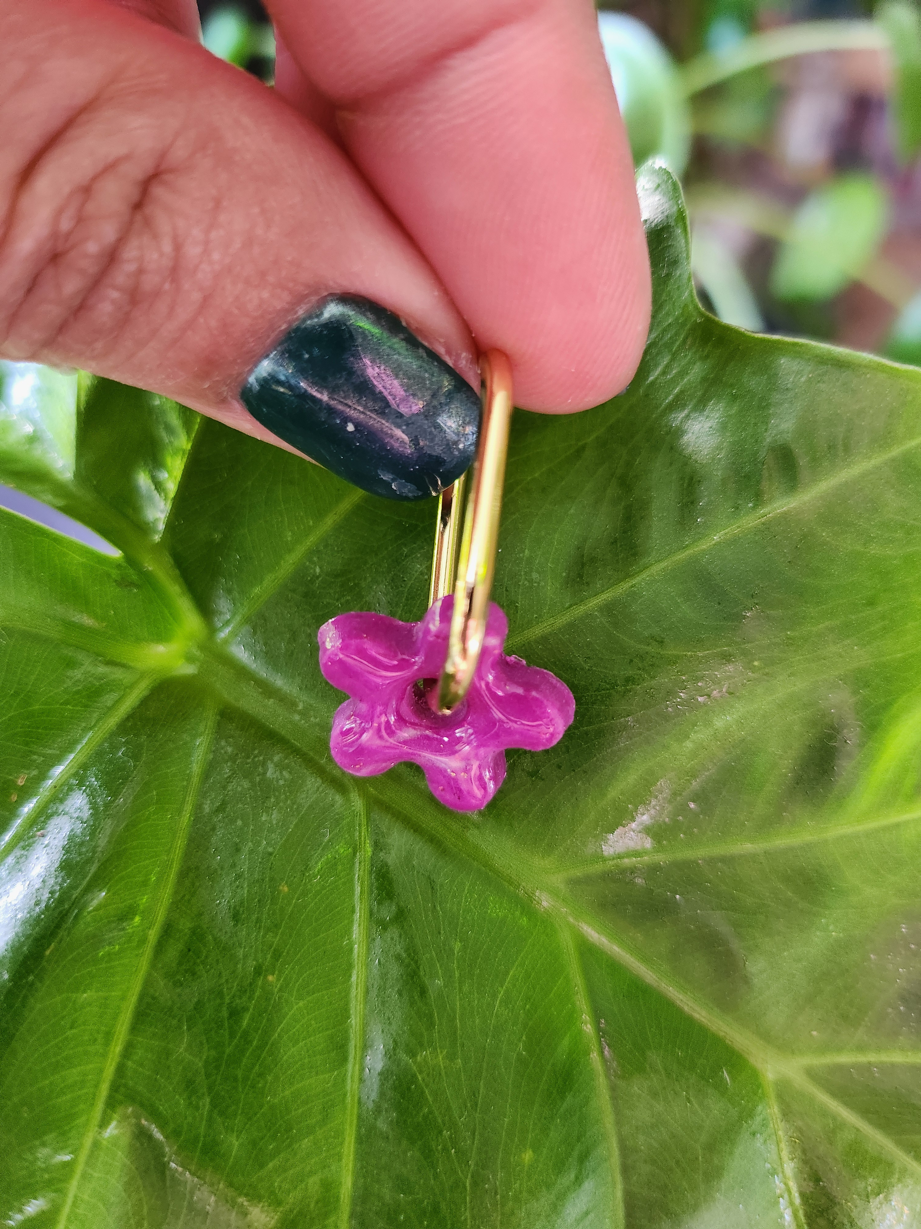 mini flora charms fuchsia et boucle