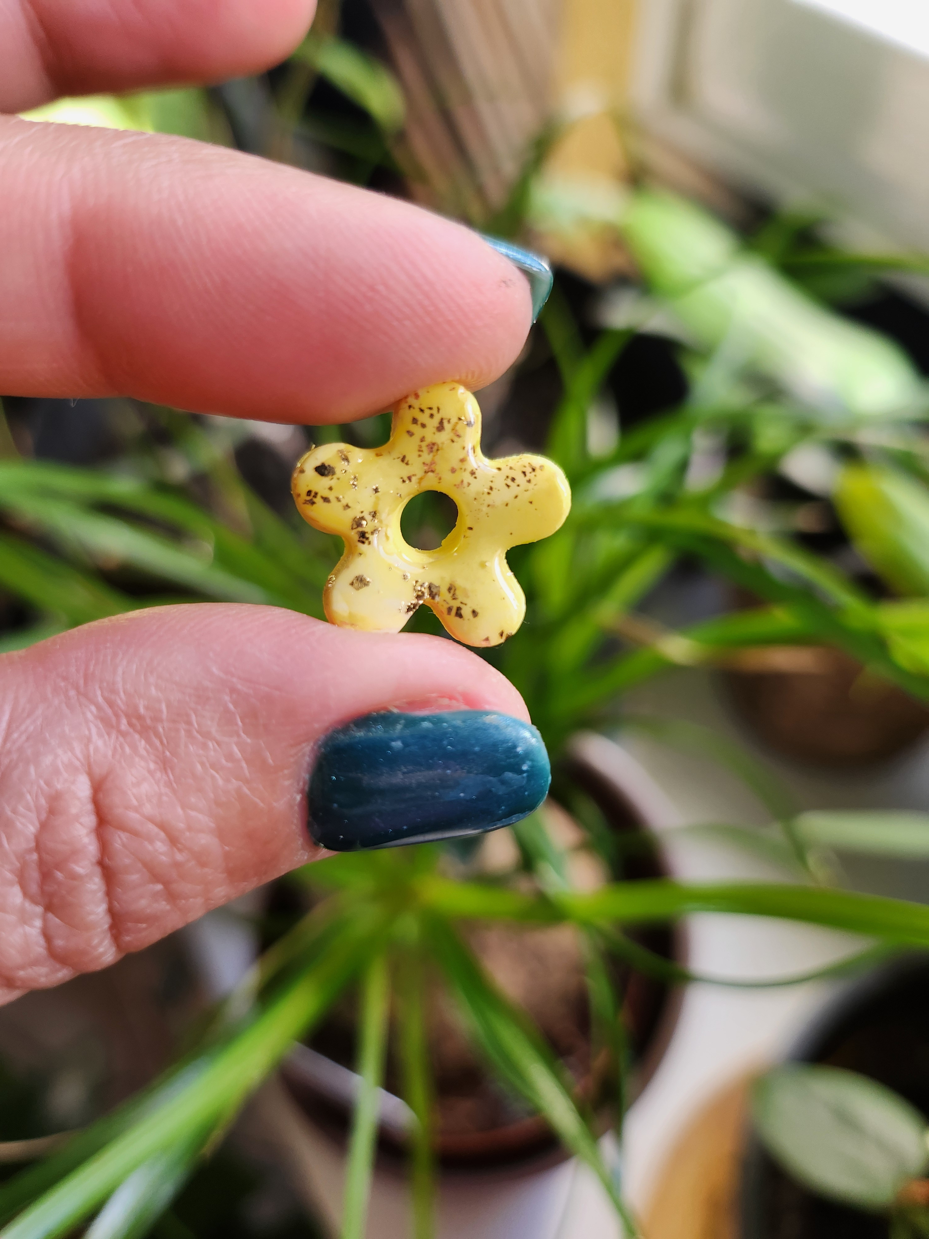 Mini flora charms jaune