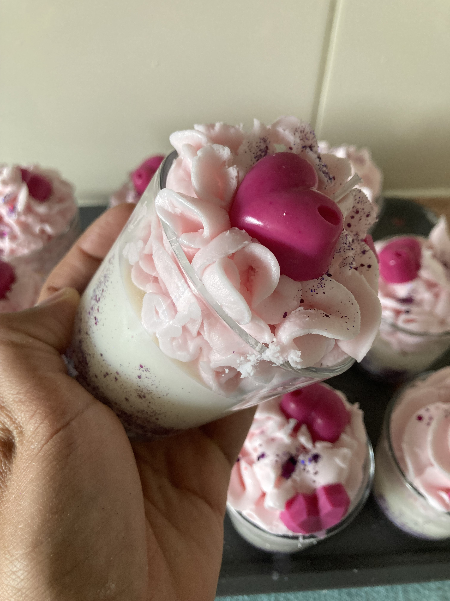 Bougie fleur de ceriser