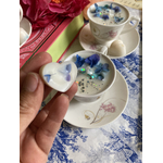tasse et soucoupe porcelaine bridgerton