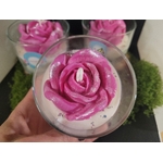 bougie-rose-élégante