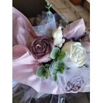 bougies bouquet de roses pour maman