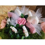 bougies en bouquet rond coeur