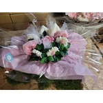 bougie bouquet de fleur rond