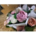 bougie bouquet de fleur
