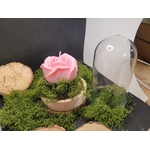 bougie parfumée et sa cloche