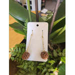 Boucles doreilles grain de filaos