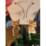 Boucles d'oreilles pâte polymère