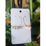 boucles d'oreilles coquillages