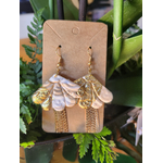 Boucles d'oreilles éventails