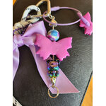 Bijoux de sac avec papillon et ourson