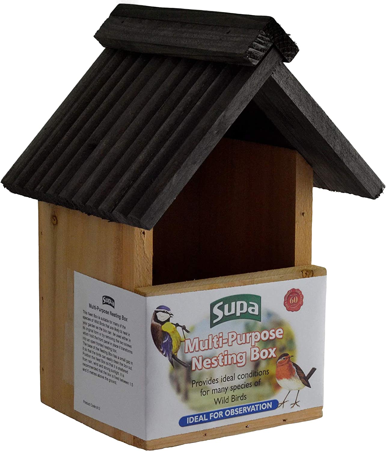 Nichoirs à Oiseaux Sauvages Nichoir Caravane Pour Oiseaux Du Jardin Lot ...