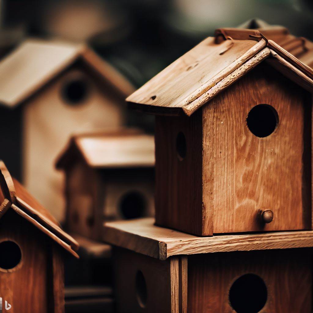 nichoirs en bois pour mesange