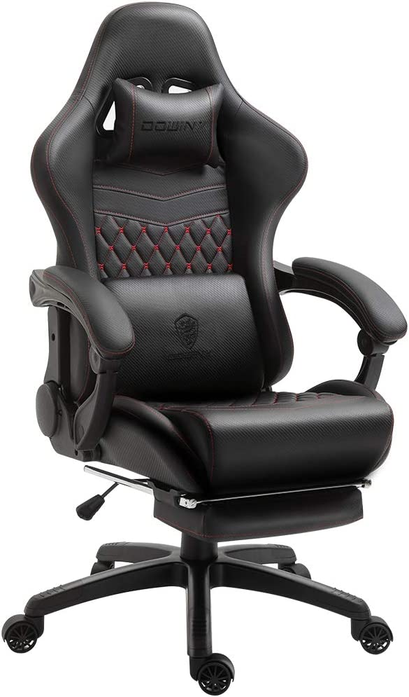 Dowinx - Chaise Gaming avec repose-pieds