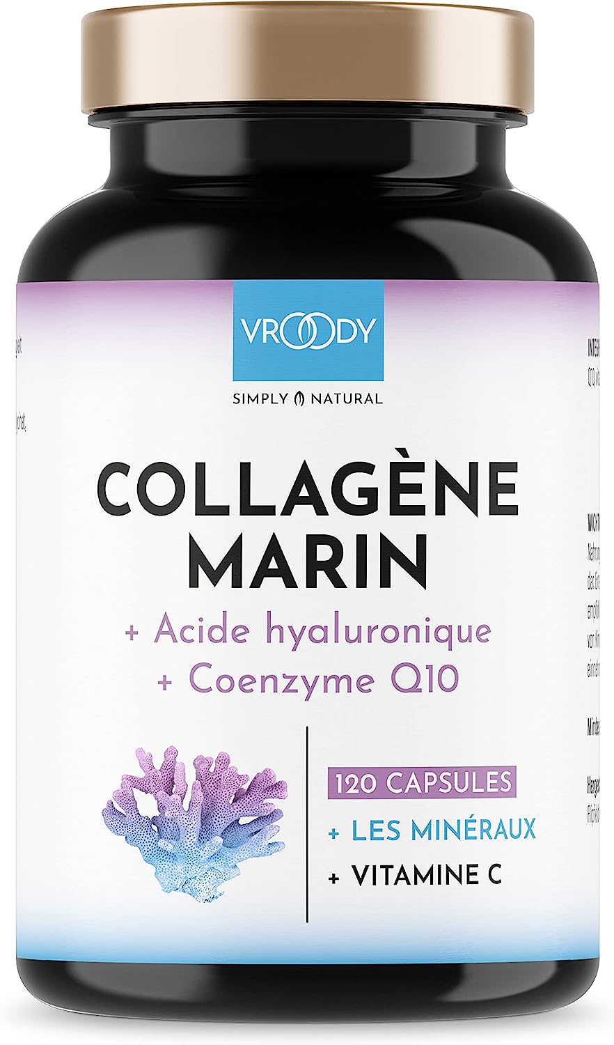 Collagène Marin + Acide Hyaluronique - 120 gélules